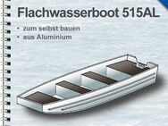 Bauplan für Selbstbauer: Flachwasserboot, Länge 515cm, Aluminium, Alu Ruderboot, Angelboot,Motorboot - Berlin