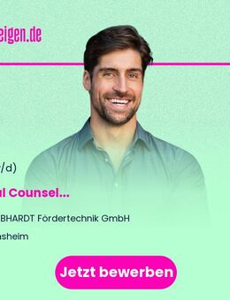 Legal Counsel (m/w/d) - Sinsheim