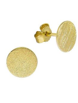 CELESTA Paar Ohrstecker Gold 375 Coin-Motiv