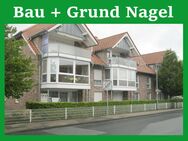 Erdgeschoss-Seniorenwohnung mit Terrasse, Aufzug, Keller etc. im Zentrum. Einbauküche möglich! - Versmold