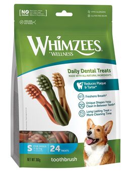 Whimzees by Wellness Toothbrush - Sparpaket: 2 x Größe S