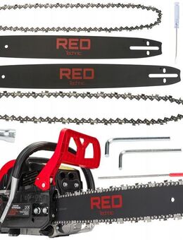 Forst Benzin Kettensäge Motorsäge im XXXL komplett- SET Zweitakt 5,7PS - Wuppertal