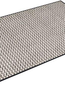 wash+dry by Kleen-Tex Teppich Duo Latte, rechteckig, Höhe: 9 mm, rutschhemmend, In- und Outdoor geeignet, waschbar