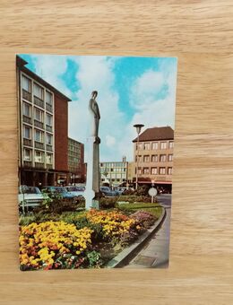 Ansichtskarte-AK-371-Düren im Rheinland-Mariensäule am Marktplatz. - Nörvenich