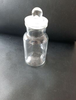 Bonbonniere Bonbonglas Glas mit Deckel Gesamthöhe 23 cm - Essen