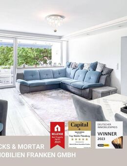 Moderne 4-Zimmer-Wohnung mit Balkon und Aufzug in der Gartenstadt Nürnberg - Nürnberg