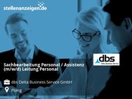 Sachbearbeitung Personal / Assistenz (m/w/d) Leitung Personal - Poing