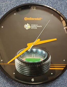 y06) Große Continental Wanduhr FIFA World Cup Germany 2006 - Fußball WM Uhr - Garbsen