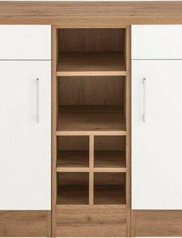 KOCHSTATION Unterschrank KS-Colmar 150 cm breit, 2 Schubkästen, 2 Türen, 6 Fächer, für viel Stauraum