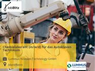 Chemielaborant (m/w/d) für das Autoklaven Technikum - Mannheim