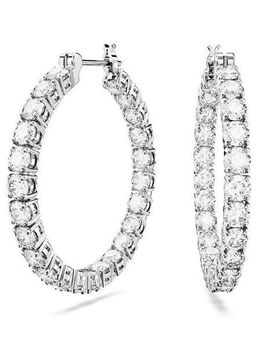 Swarovski Paar Creolen Matrix, mit Swarovski® Kristall