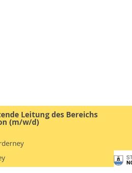 Stellvertretende Leitung des Bereichs Organisation (m/w/d) - Norderney