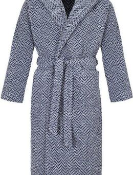 Möve Unisex-Bademantel Brooklyn, ideal für Sauna & Spa, Hotelbademantel, Morgenmantel, Langform, Kapuze, Gürtel