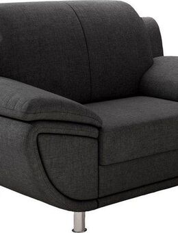 TRENDMANUFAKTUR Sessel Rondo II, Loungesessel zeitlos und bequem, wahlweise mit komfortablem Federkern, mit extra breiten Armlehnen