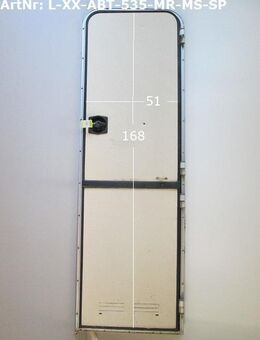 LMC Wohnwagentür / Aufbautür ca. 168 x 51 mit Schlüssel und Rahmen gebraucht (Eingangstür) - Schotten Zentrum