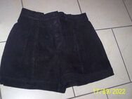 Lederhose Shorts sportlich schwarz Gr. 38/40 - Schauenburg