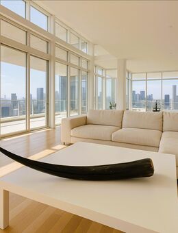 Longhorn Thai Buffello XXL Wasserbüffel Horn poliert 117cm - Meinerzhagen