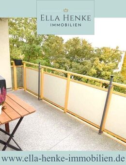 Schöne Aussicht: Top gepflegte, sonnige 3-Zimmer-Wohnung mit großem Balkon + moderner Küche. - Wolfsburg
