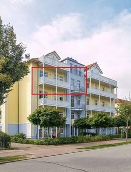Ostseeblick "Villa Josephine" 3-Zi. Ferienwohnung mit 2 Balkonen, Aufzug und PKW Stellplatz - Kühlungsborn