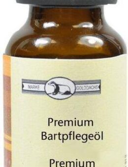 Golddachs Bartöl Premium Bartpflegeöl, Vermeidet Juckreiz, für einen seidigen gepflegten Schimmer.