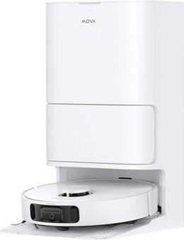 Mova Nass-Trocken-Saugroboter E40 Ultra, 600 W, mit Beutel, 75 Tage saugen ohne Aufwand, Teppicherkennung, 19.000Pa Saugkraft