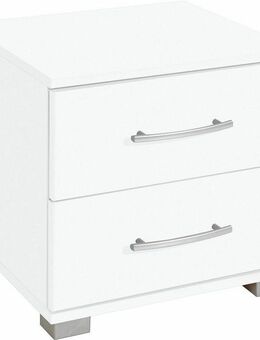 priess Nachtkonsole Husum Nachtkonsole in premium Qualität Schlafzimmer Schrank, mit 2 Schubkästen Nachtschrank Beistellschrank Nachtschränkchen