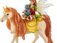 Schleich® Spielfigur BAYALA®, Marween mit Glitzer-Einhorn (70567)