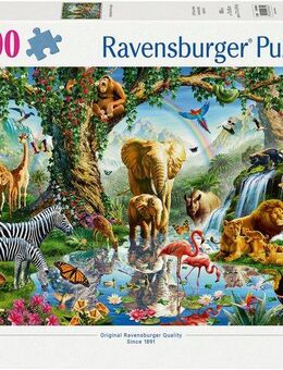 Ravensburger Puzzle Abenteuer im Dschungel, 1000 Puzzleteile, Made in Germany