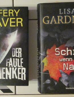 Jeffery Deaver: Der faule Henker + Lisa Gardner: Schrei, wenn die Nacht kommt - München