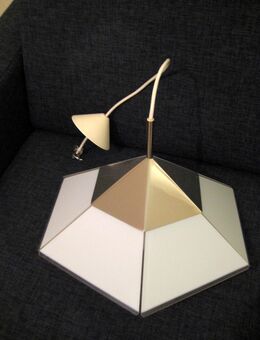 Lampe Messing, Glas - Schwetzingen