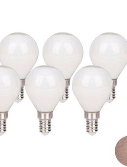 näve LED-Leuchtmittel Daffy, E14, 6 St., Warmweiß, 6er Set