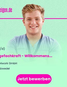 Pflegefachkraft (m/w/d) - Willkommensbonus von 1500,- € - Salzwedel (Hansestadt)