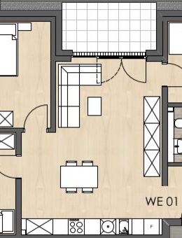 Erstbezug: Moderne 4-Zimmer-Wohnung mit Balkon in Gau-Odernheim mit Wohnberechtigungschein - Gau-Odernheim