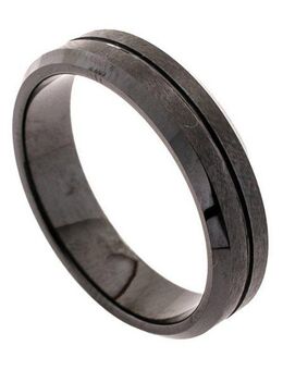 JOBO Fingerring, Edelstahl schwarz beschichtet