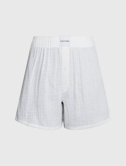 Calvin Klein Underwear Schlafshorts BOXER SLIM mit Markenlabel auf dem Bund