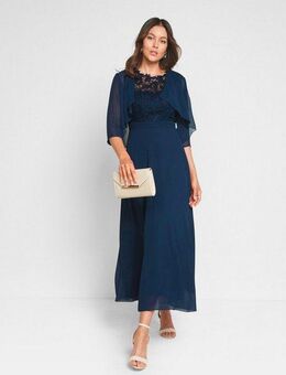 bonprix Maxikleid Maxikleid mit Spitze