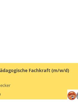 Erzieher / Pädagogische Fachkraft (m/w/d) - München