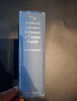 The Advanced Learners Dictionary Of Current English- Second Edition - Oxford - Essen
