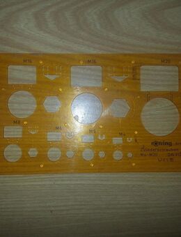 z10) Schablone Zylinderschrauben Imbus Zeichenschablone Rotring 850704 - Garbsen