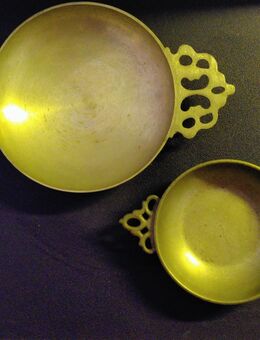 2 Zinnschalen der Royal Kempter Pewter Tiel und Krone - Dresden