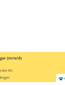 Sales Manager (m/w/d) - Oberderdingen