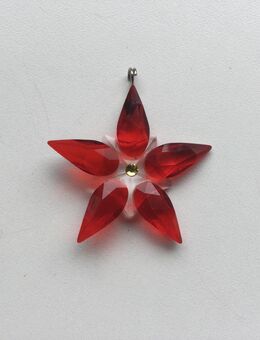 Swarovski Original Stern Weihnachtsstern Sammler Anhänger Rot - Fulda