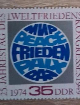 Briefmarken DDR 1974 Weltfriedenskongress postfrisch - Görlitz