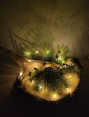 Baumscheibe Deko Geweih Abwurfstange Jagd Weihnachten in 47269