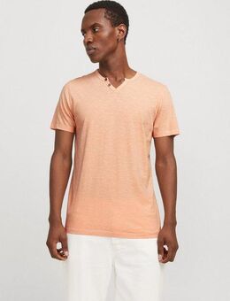 Jack & Jones T-Shirt JJESPLIT NECK TEE SS NOOS mit V-Ausschnitt
