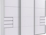 Wimex Schwebetürenschrank Saigon, mit kompletter Innenausstattung, Made in Germany Kleiderschrank 3-türig, 270cm breit, mit 6 praktischen Außenschubladen