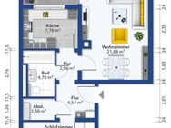KURZFRISTIG FREI 2-Zimmer Wohnung im 4. OG mit Küche, Balkon, Bad, PKW Stellplatz - Neckartenzlingen