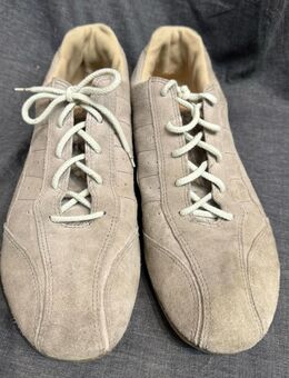Vintage Wildleder Sneaker hell Grau Herren Sport Schuh Gr 45 - Köln