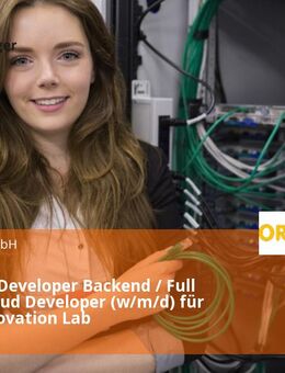 Software Developer Backend / Full Stack /Cloud Developer (w/m/d) für unser Innovation Lab - Düsseldorf