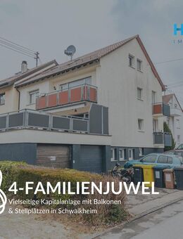 4-FAMILIENJUWEL - Vielseitige Kapitalanlage mit Balkonen & Stellplätzen in Schwaikheim - Schwaikheim